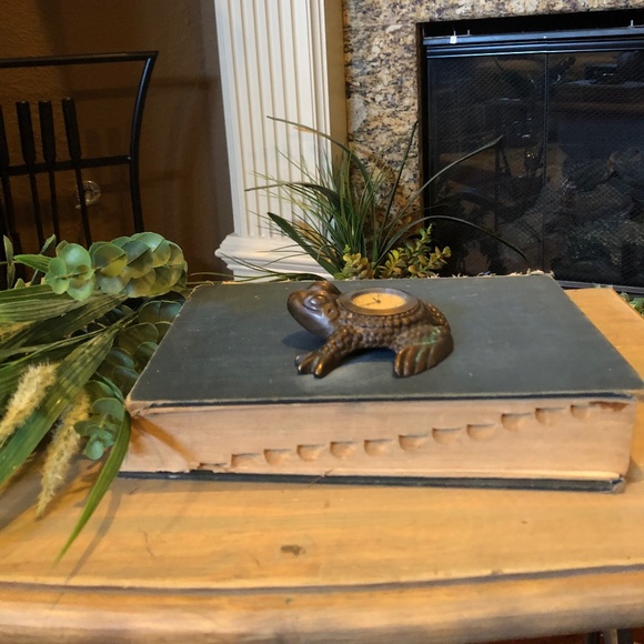 Rare Vintage Quartz Frog Clock - Picture 3 of 8